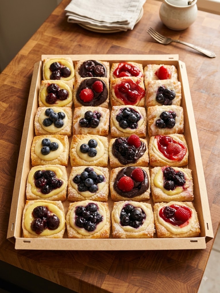 Freshly Baked Mini Danish Tray