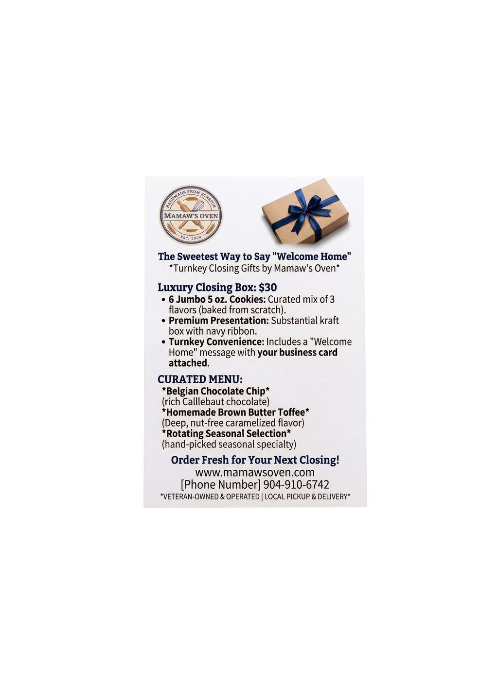 Cookie Box – Local Pickup